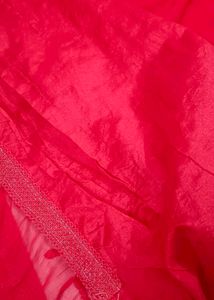 A Simple Transparent Light Weight Saree With All O