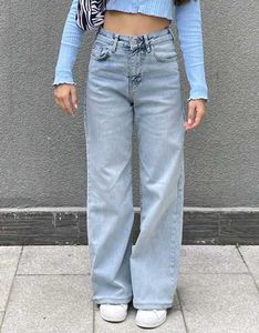 Light Wash Wide Leg Jeans