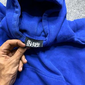 Vintage BIL Blue Back print hoodie
