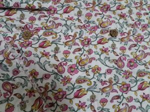 pink Floral Print kurta