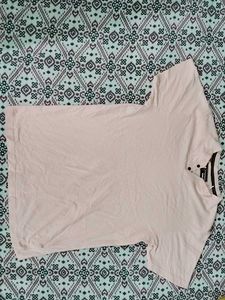 Men's Light Pink Henley Shirt