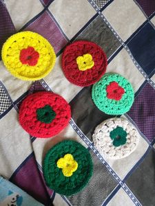 Handmade Crochet Coasters