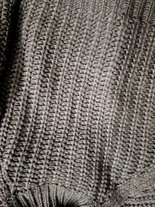 H&amp;M Olive Ribbed Cropped Sweater