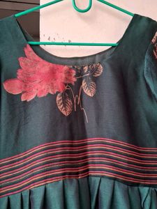 Floral Print Kurta