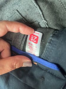 Dark Navy Blue New Trouser Size 28