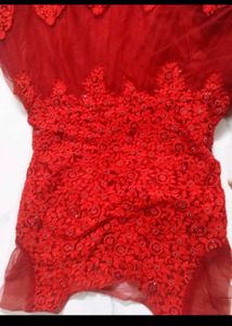 50% Offer bright red ball gown with flares