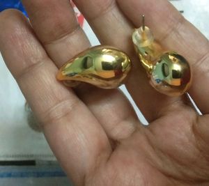 Statement Earring Set: Silver Knot &amp; Gold Teardrop