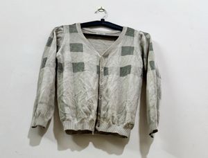 Full Sleeve Olive Green Winter Sweater