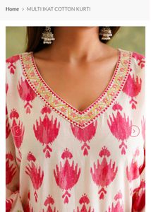 Multi Ikat Short Kurti