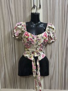 Corset Style Crop Top