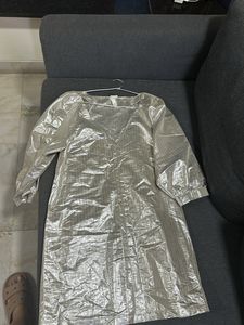 Silver Dress. Not Too Loose . Retro Parties.