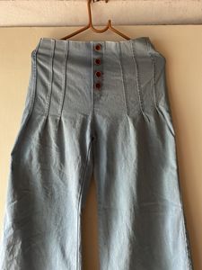 Vintage Light Blue Flare Pants