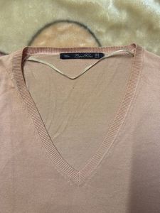 ZARA  V-Neck Knit Top