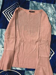 Pink Embellished Top