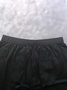 Maya XXL Black Cotton Leggings