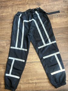 Shein Stylish Black Parachute Pants M