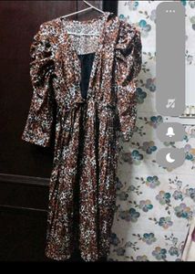 A beautiful tiger print dress