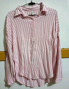 Striped Button-Down Shirt