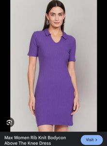 Max Purple Bodycon Dress