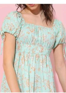 Floral Print Mini Dress