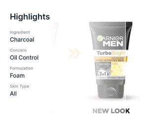 Garnier Men TurboBright Face Wash