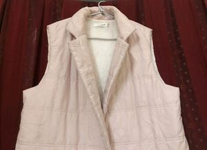 J.run Pink Sleeveless Coat