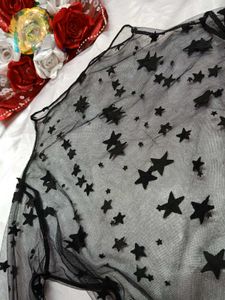Starry Sheer Top🖤