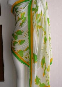 Elegant Floral Print Duppata/Scarf