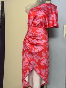 Pintrest Pink One Shoulder Piece