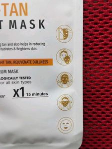 DE-TAN SHEET MASK
