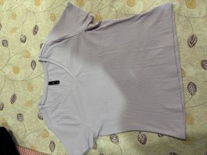 Ribbed V-Neck Top