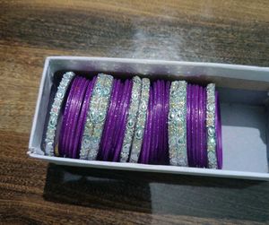 Purple Bangles Set