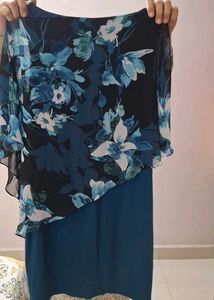 Floral Teal Dress