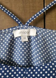 Blue Polka Dot Dress