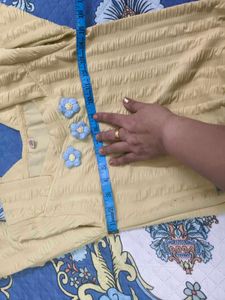 Cute Yellow full sleeve top for 8-9 years girl