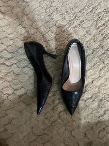 Black Pencil Heels