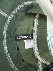 Oversized Green Graphic Tee Size S