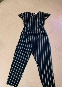 Black &amp; white Colour Jumpsuit