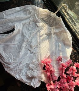 Peter pan collar zara top