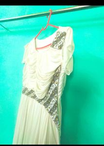 Vintage Cream Maxi Dress