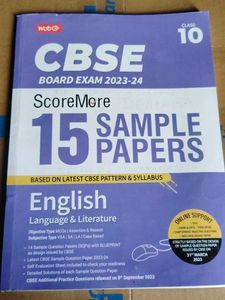Class 10 English Sample Papers