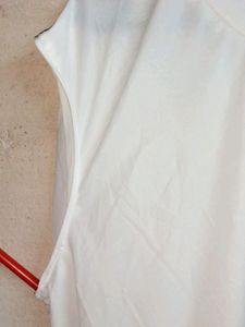 Summer Oversized Fashion Top Sleeveless White
