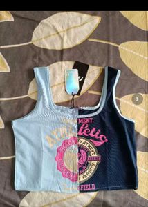 Colourblock Tank Crop Top