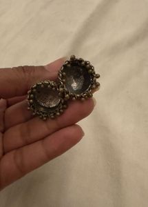 Oxidised Silver Plated Dual Tone Gold and Silve