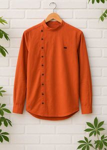 Orange Casual Shirt