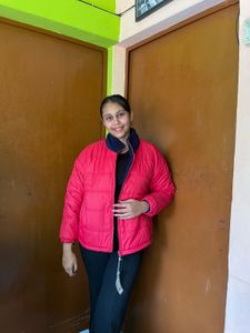 Red Padded Jacket - Stylish & Warm