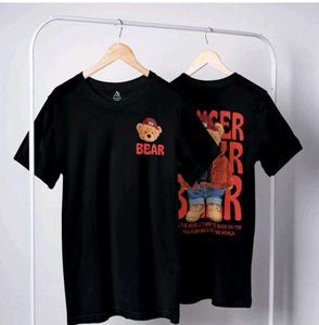 Mens Typography Round Neck T-shirt
