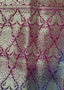 Elegant Pink Banarasi Saree