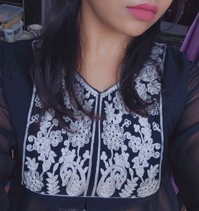 Chikankari Short Kutri New