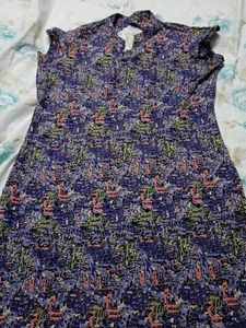 Stylish Up- Down Cotton One Piece Dress